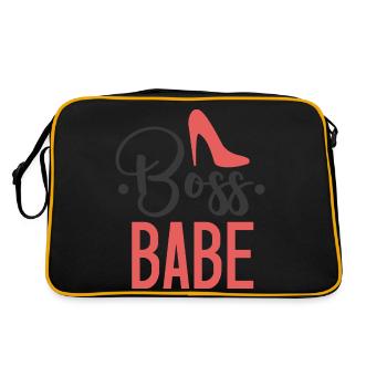 Boss babe - Retro Bag - black/gold - Back