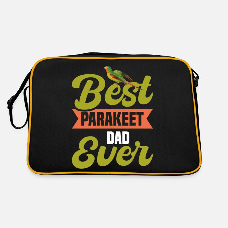 Best Parakeet Father Ever Retro Bag