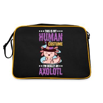 C’est mon costume humain, qui - Sac Retro - noir/or - Dos