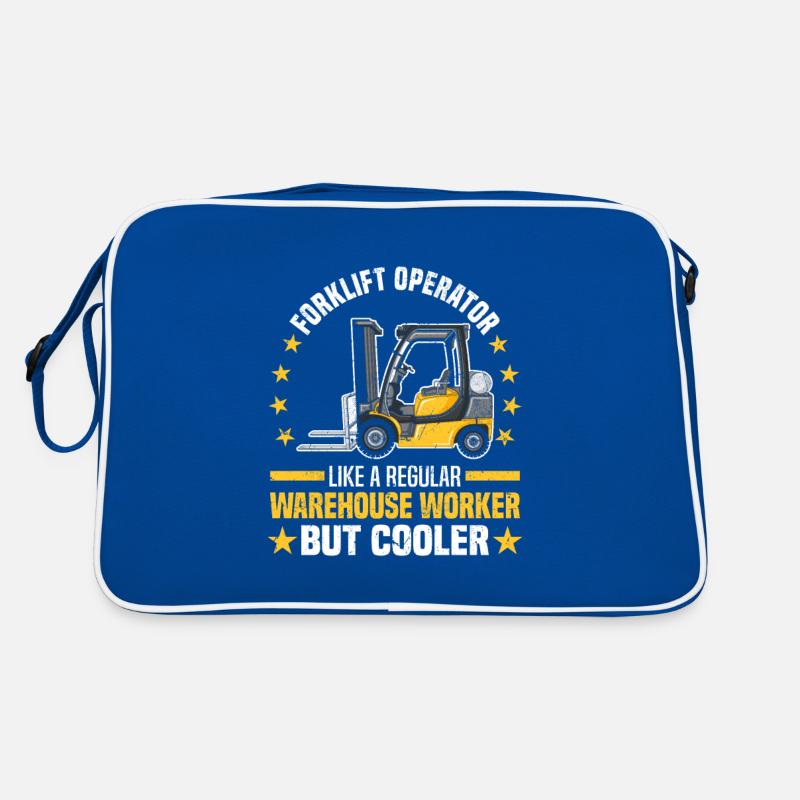 Forklift Driver Forklift Gifts Retro Bag