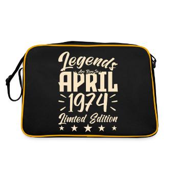 Naissance En avril 1974 Cadeau d'anniversaire 1974 - Sac Retro - noir/or - Dos
