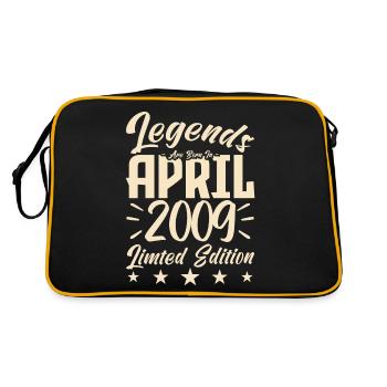Naissance En avril 2009 Cadeau d'anniversaire 2009 - Sac Retro - noir/or - Dos
