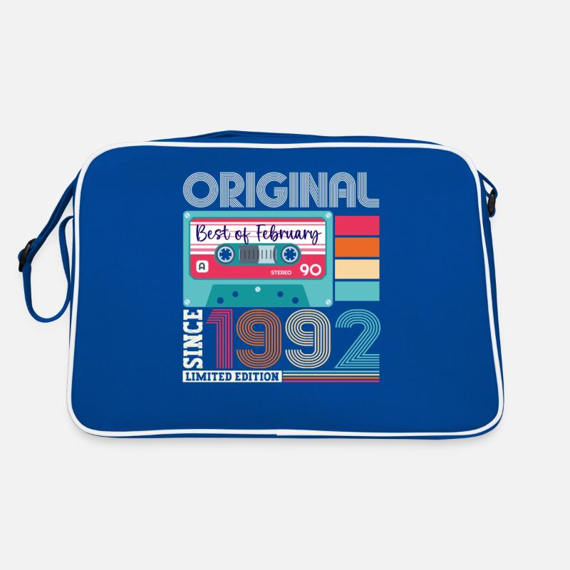 Février Né en 1992 Cassette du 31e anniversaire Sac Retro