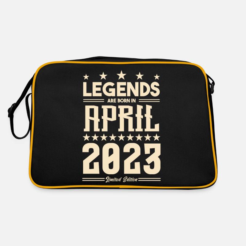 Geschenk Legende April 2023 Geschenk April 2023. April Retro Tasche
