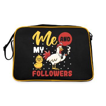 Moi et mes abonnés - Sac Retro - noir/or - Dos
