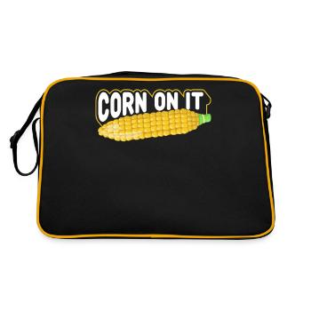 Corn on it - Retro Bag - black/gold - Back