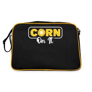 Corn on it - Retro Bag - black/gold - Back