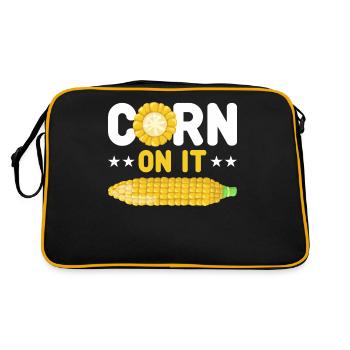 Corn on it - Retro Bag - black/gold - Back
