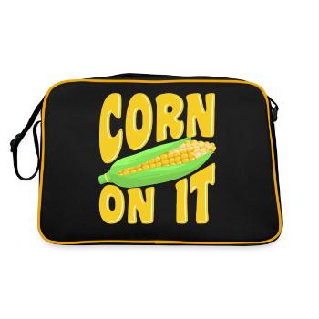 Corn on it - Retro Bag - black/gold - Back