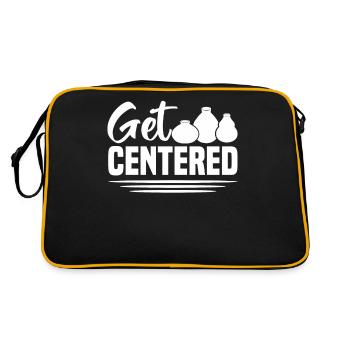 Get Centered - Retro Bag - black/gold - Back