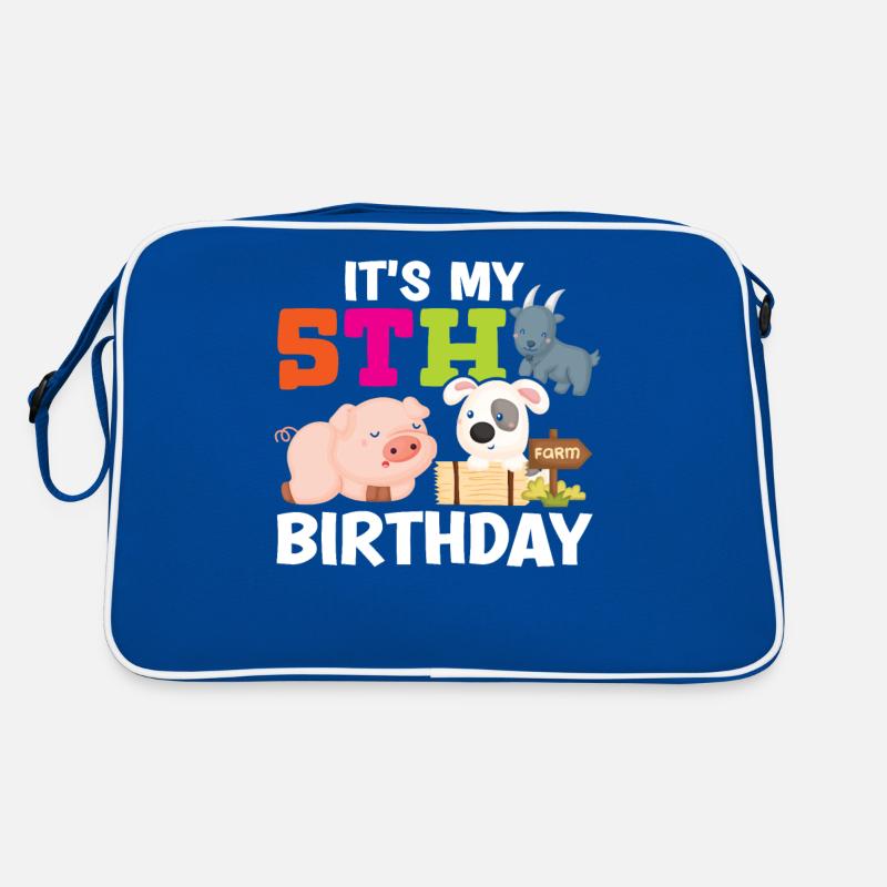 C’est mon 5ème anniversaire Sac Retro