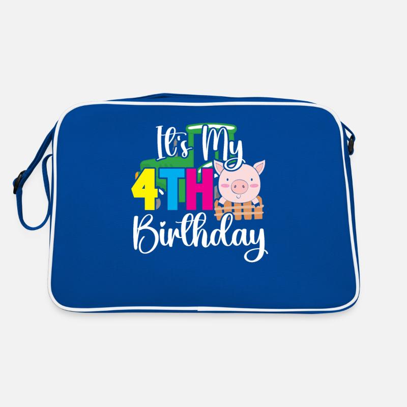 C’est mon 4ème anniversaire Sac Retro