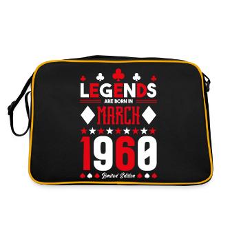 birthday gift March 1960. card games . - Retro Bag - black/gold - Back
