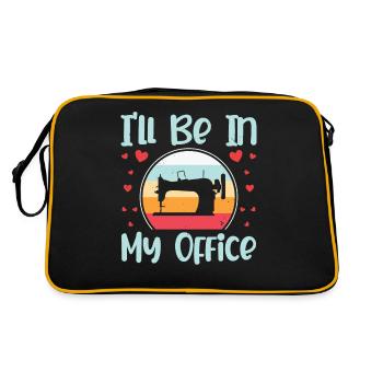 I'll be in my Office - Retro Bag - black/gold - Back