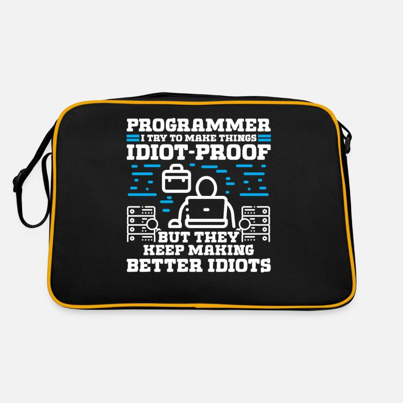 Programmer i try to make things Retro Bag