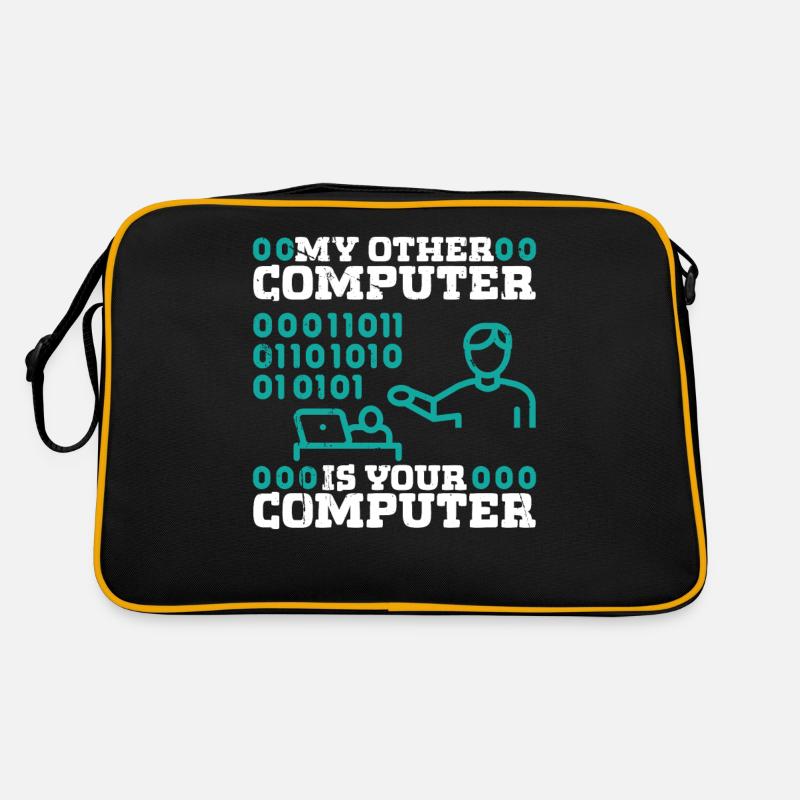 My other Computer is your Computer Retro Bag