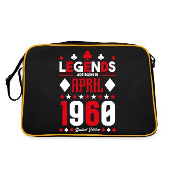Birthday gift April 1960. card games. - Retro Bag - black/gold - Back