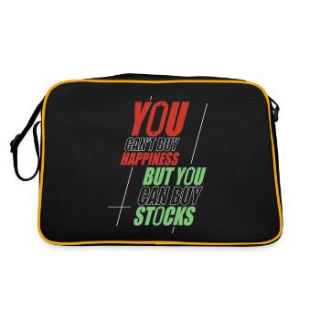Stock Trading Trader Exchange Trading Stocks - Retro Bag - black/gold - Back