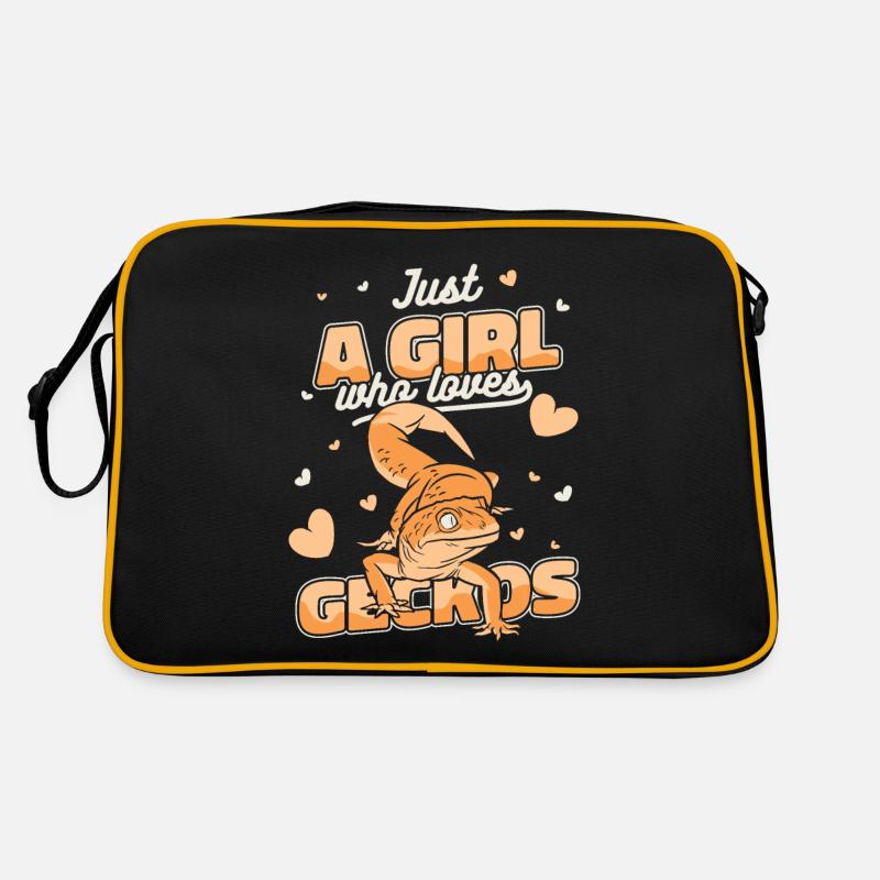 Gecko Gecko's Lizard - Retro Bag - black/gold