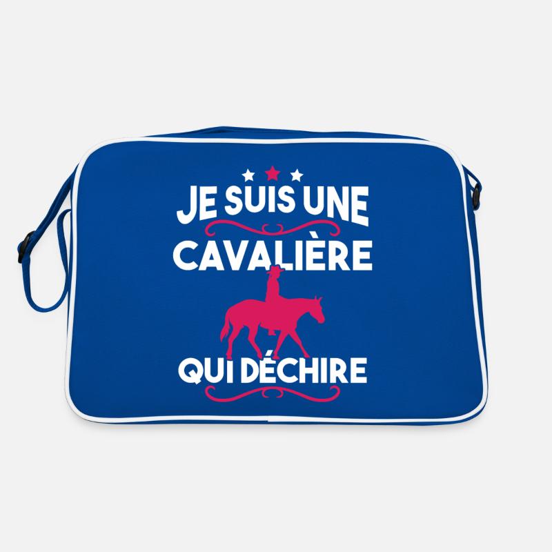 Je suis une cavalière qui déchire Sac Retro