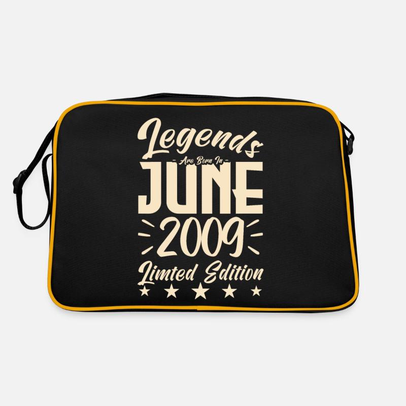 Born June 2009 Birthday gift 2009. Retro Bag