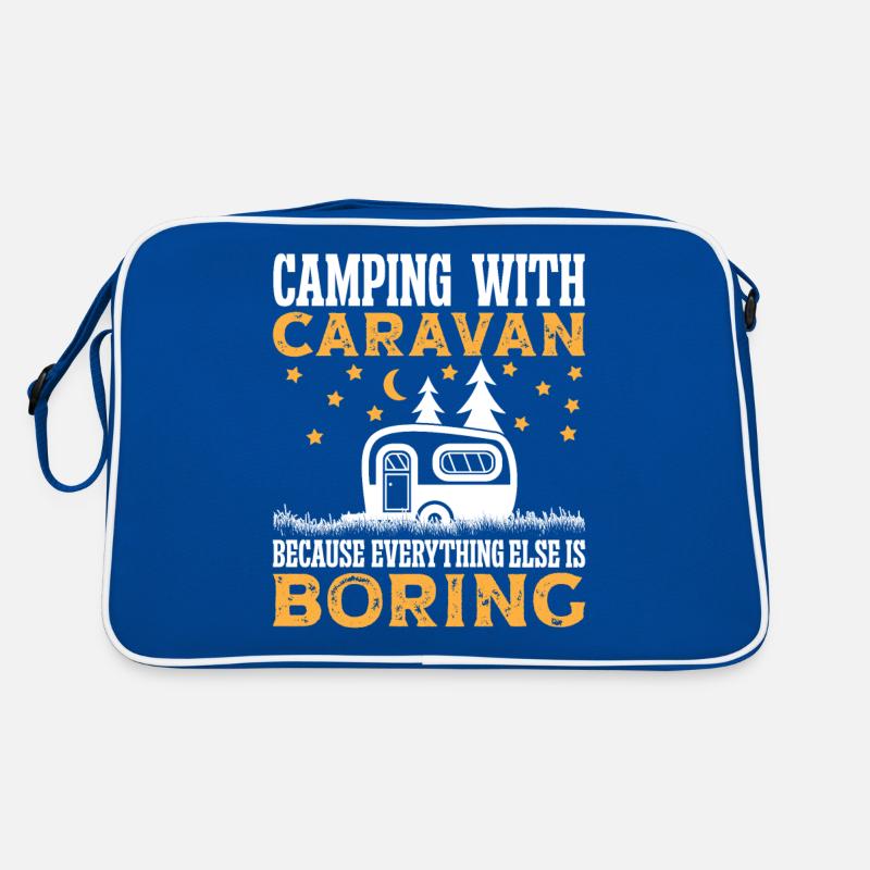 Camping with Caravan because everything Retro Bag