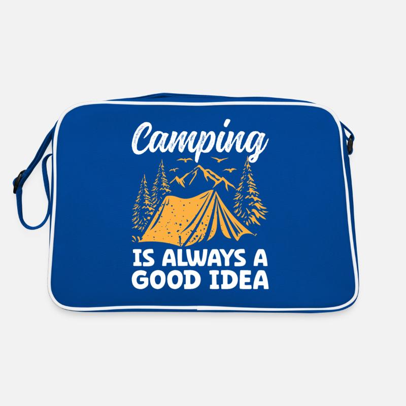 Camping is always a good idea Retro Bag