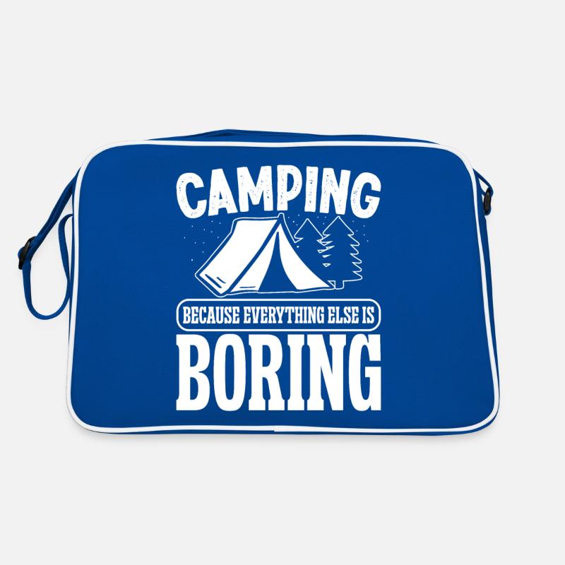 Camping parce que tout le reste est Sac Retro