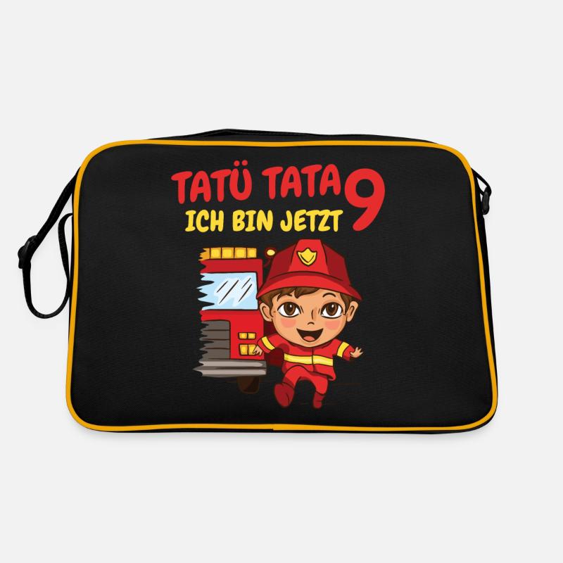 Geburtstagsgeschenk 9 Jahre Geburtstagskind Retro Tasche
