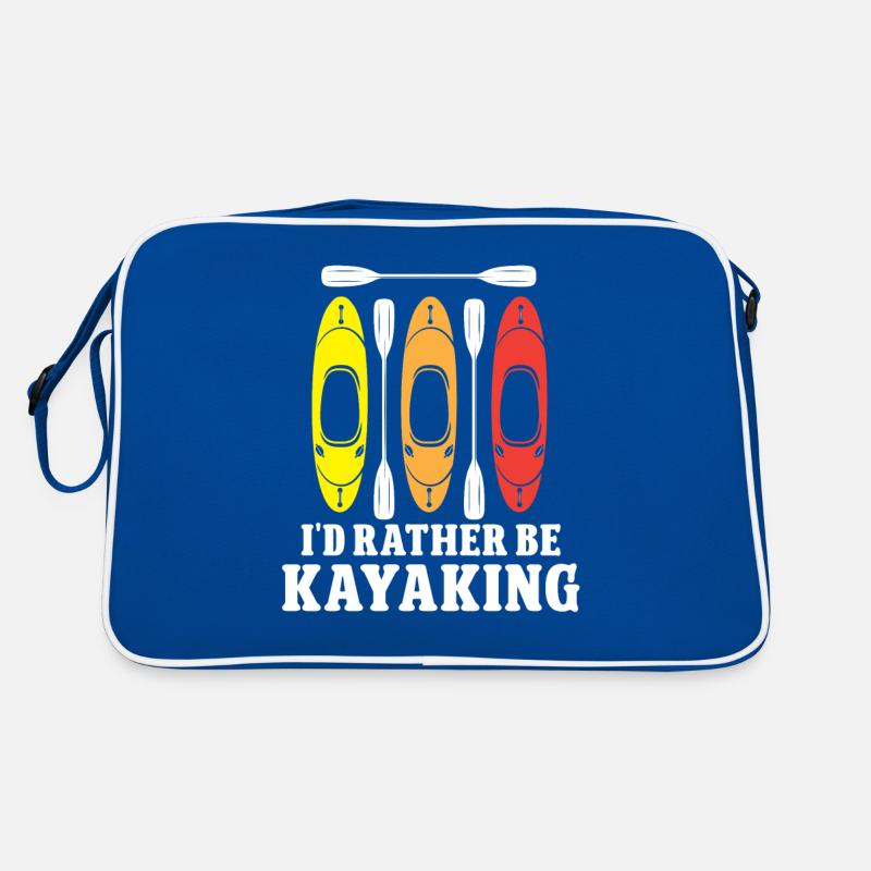 I'd rather be Kayaking Retro Bag