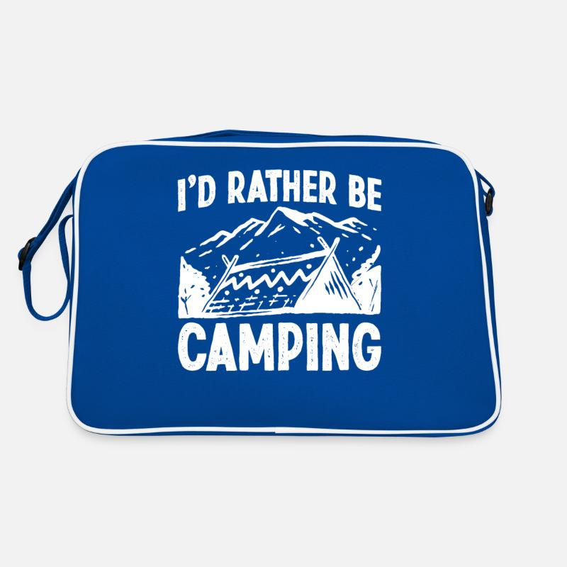 I'd rather be Camping Retro Bag
