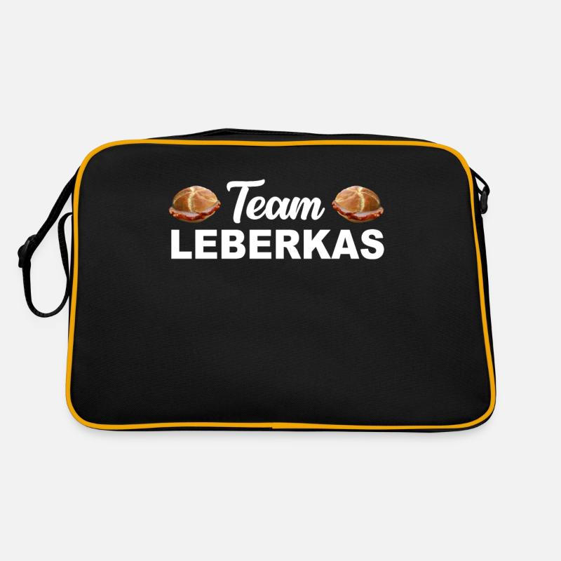 Leberkäs Bayern Leberkas Semmel Fleischkäse Retro Tasche
