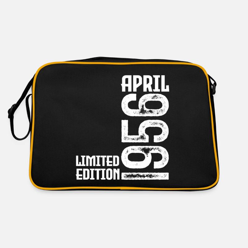 Gift April 1956. Anniversary April 1956. April. Retro Bag