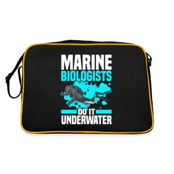 Biologie marine - Sac Retro - noir/or - Dos