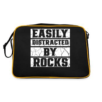 Géologue - Sac Retro - noir/or - Dos