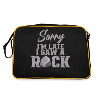 Geology Professor Geologist Geology Student - Retro Bag - black/gold - Back