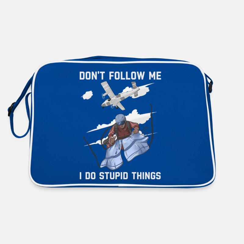 Ne me suivez pas, je fais des choses stupides Sac Retro