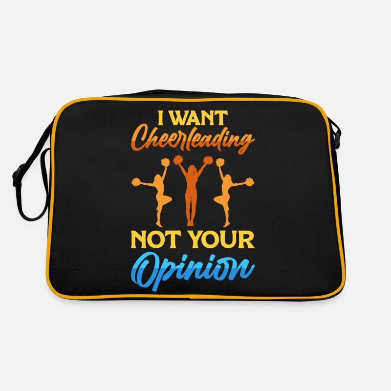 Cheerleading Team Cheerleader Trainer Retro Bag
