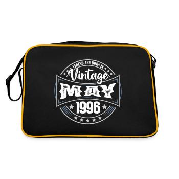 1996 May. Birthday gift May 1996. May - Retro Bag - black/gold - Back