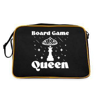 Board Game - Retro Tasche - Schwarz/Gold - Hinten