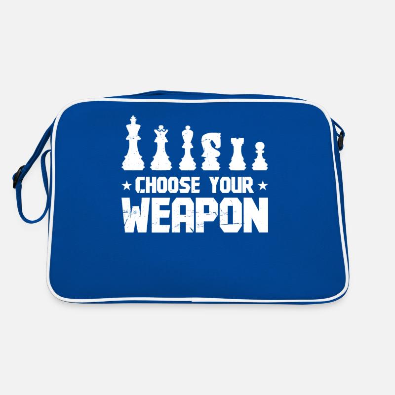 Funny Chess Design Retro Tasche