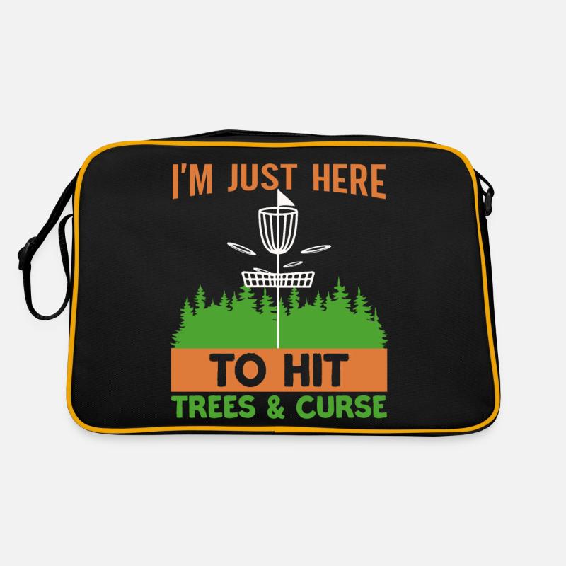Disc Golf Player Frisbee Player Sac Retro