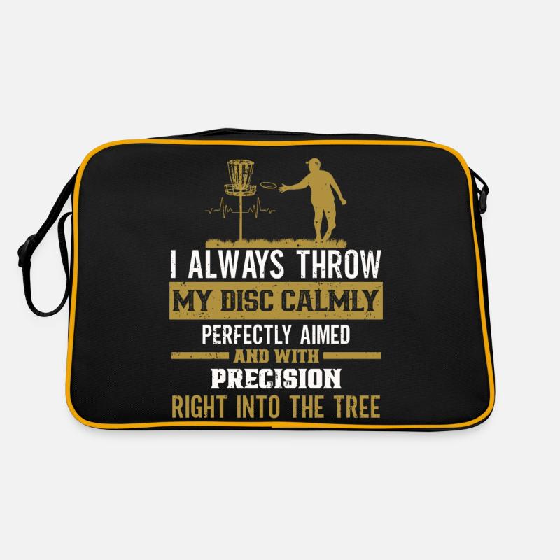 Disc Golf Player Frisbee Player Sac Retro