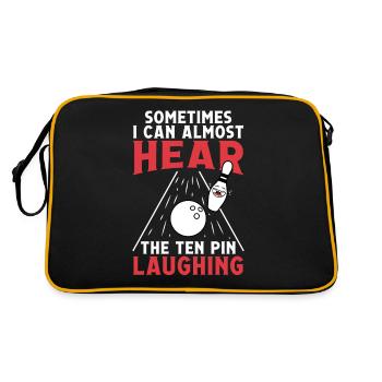 Parfois, je peux presque entendre les dix broches - Sac Retro - noir/or - Dos