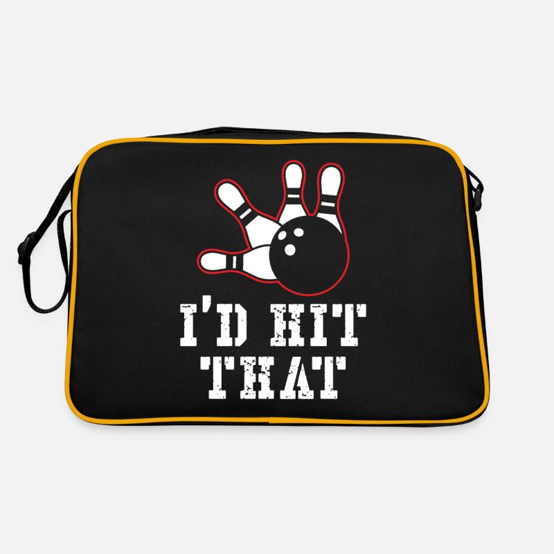 J’avais frappé ce design de bowling Sac Retro