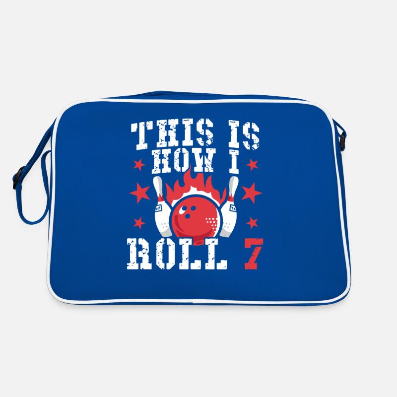 Anniversaire de Bowling Design Sac Retro