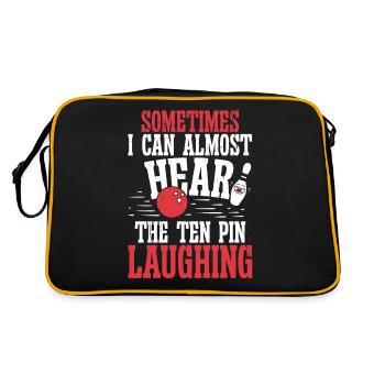Somtimes je peux presque entendre les dix broches - Sac Retro - noir/or - Dos