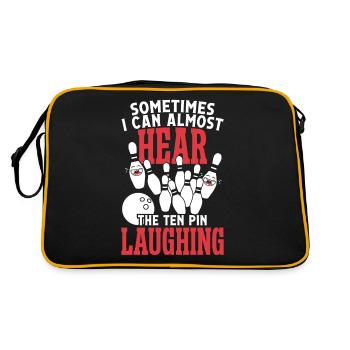 Somtimes je peux presque entendre les dix broches - Sac Retro - noir/or - Dos