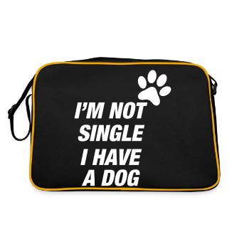 Chien Hund - Sac Retro - noir/or - Dos