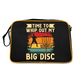 Big Disc player Design - Retro Bag - black/gold - Back